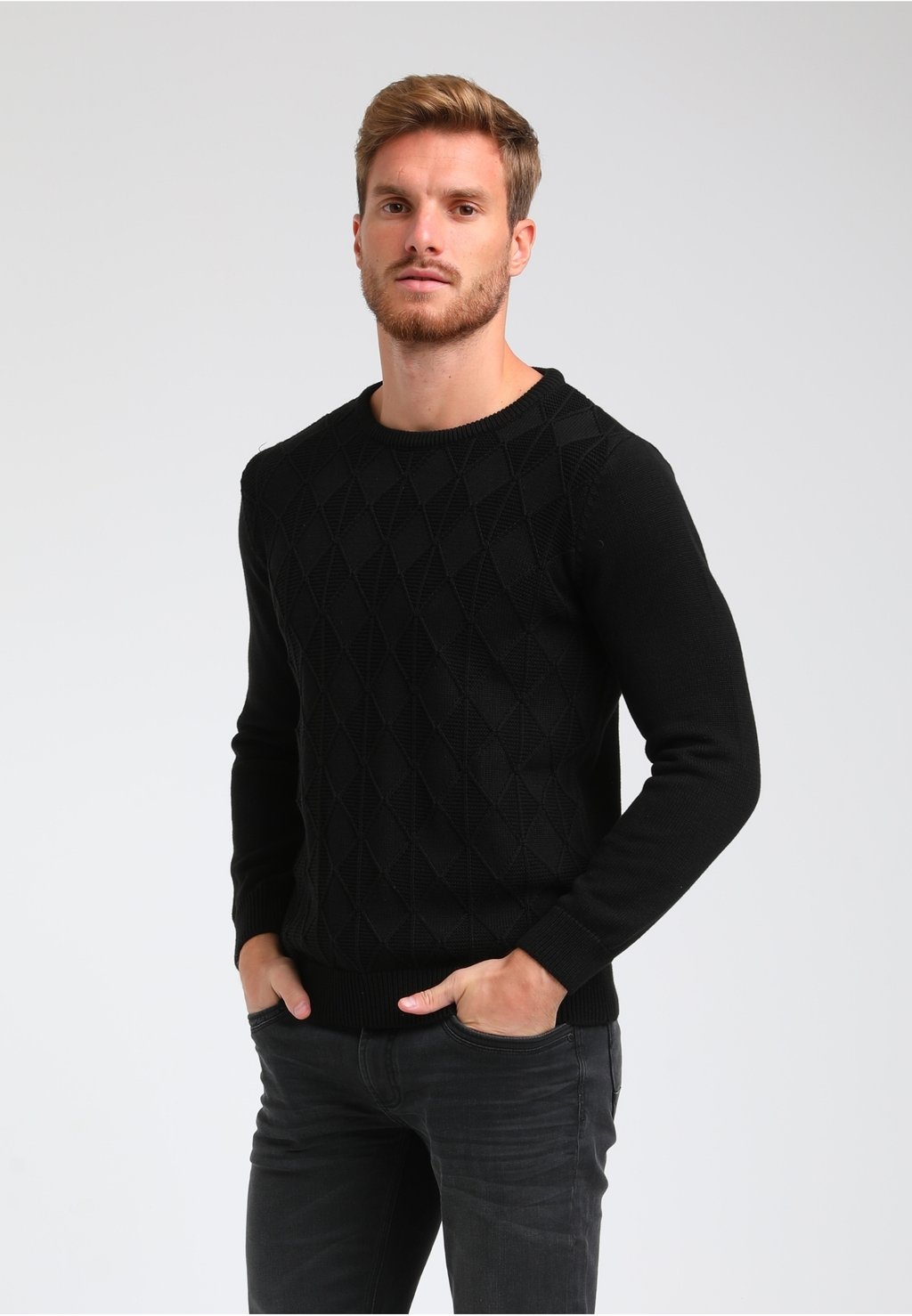 Вязаный свитер Gabbiano, цвет black