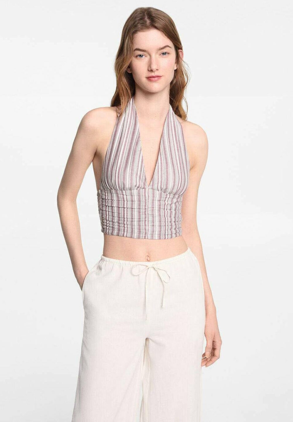 

Блуза GLAMT Mango Kids, слоновая кость