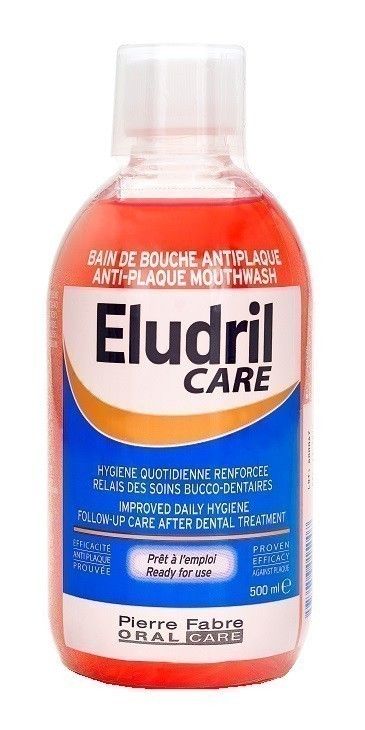 Eludril Care Anti-Plaqueжидкость для полоскания рта, 500 ml