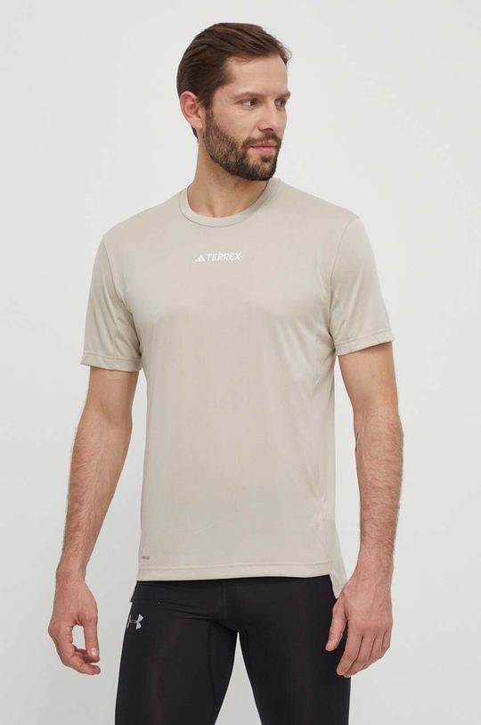 Мультиспортивная футболка adidas TERREX, бежевый