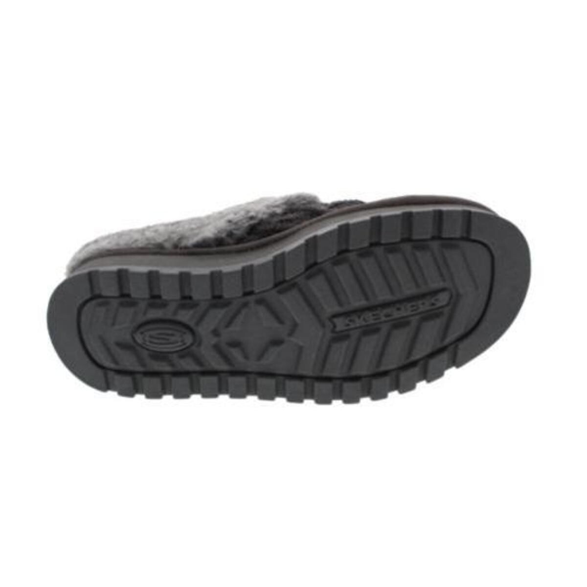 

Женские тапочки-мюли без шнуровки Keepsakes из искусственного меха Skechers, цвет Charcoal