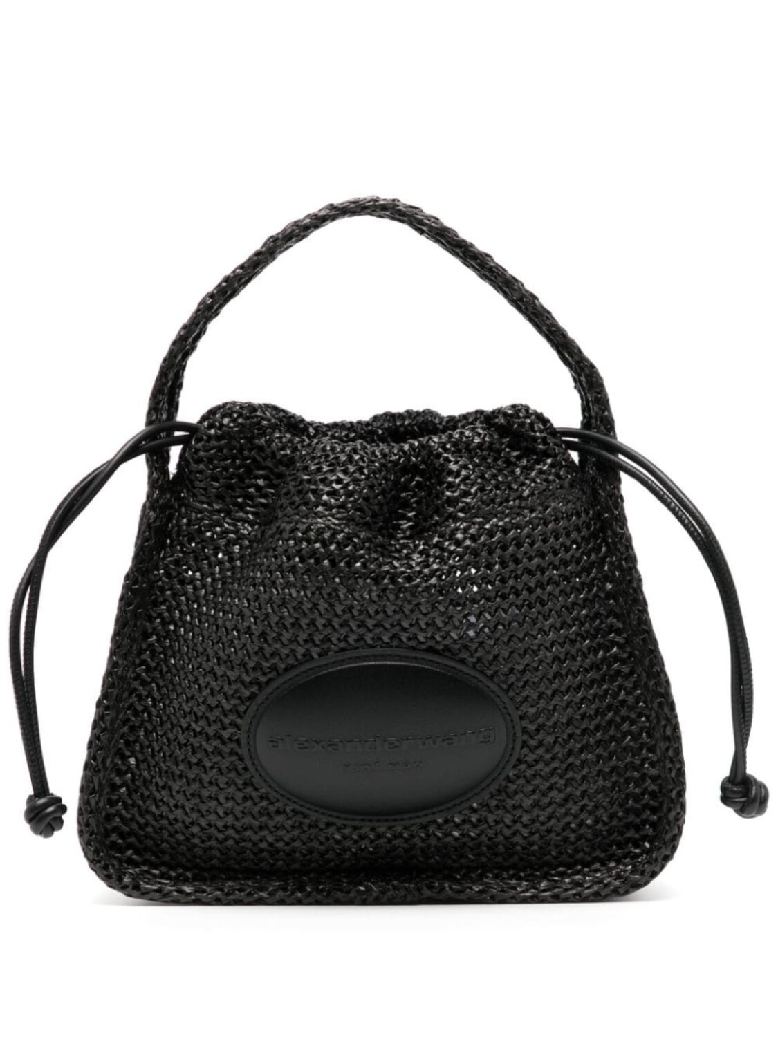 

Alexander Wang маленькая сумка Ryan из рафии, черный