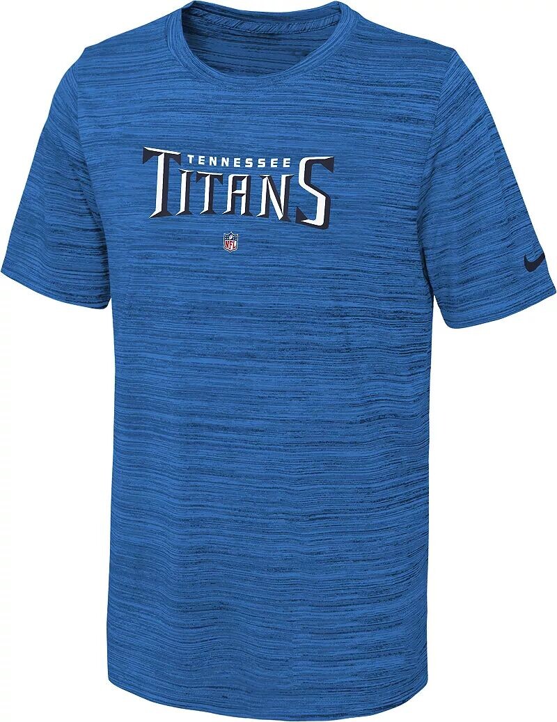 

Синяя футболка Nike Youth Tennessee Titans Sideline Velocity