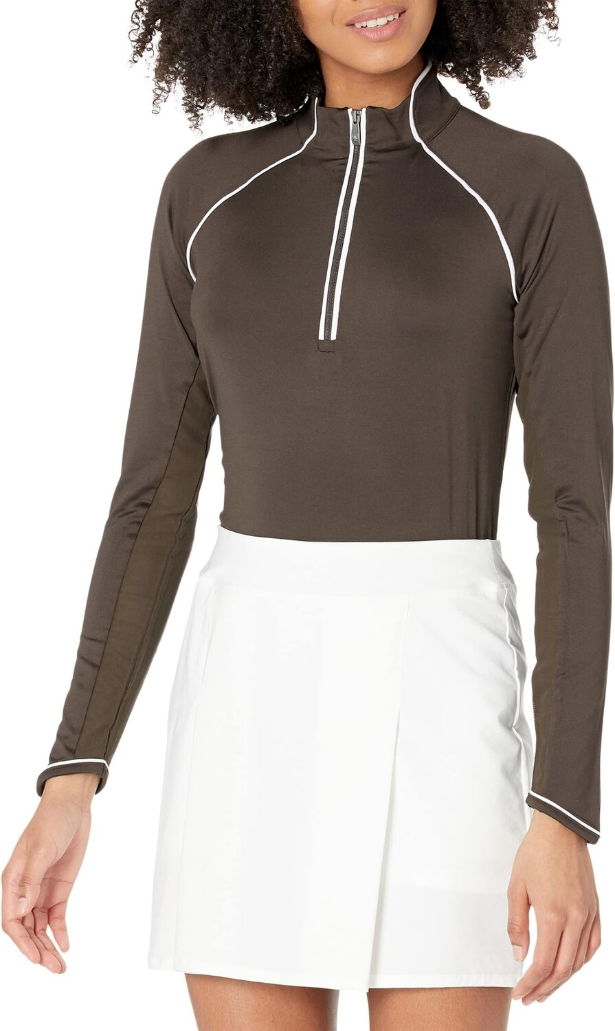 

Твердая рубашка с защитой от солнца Original Penguin Golf, цвет Ristretto