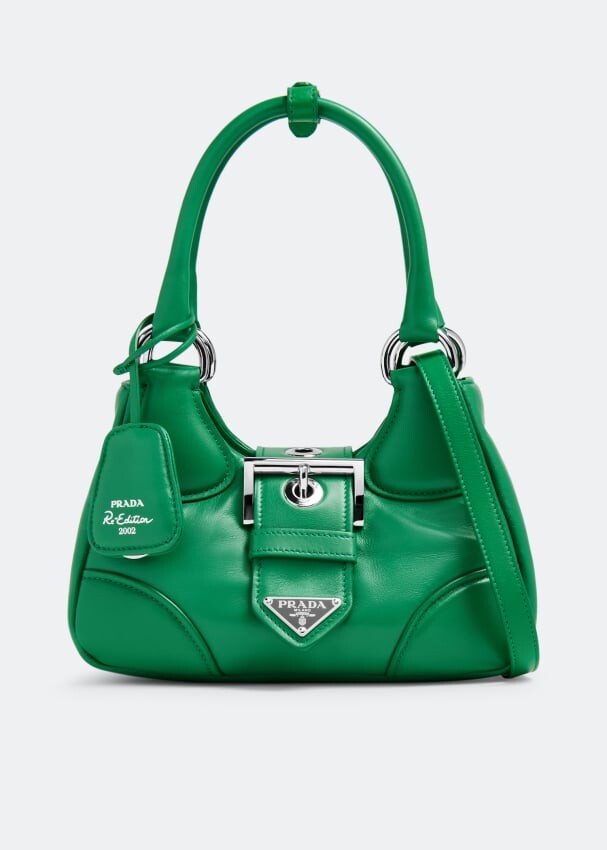 

Сумка Prada Moon Padded Leather, зеленый
