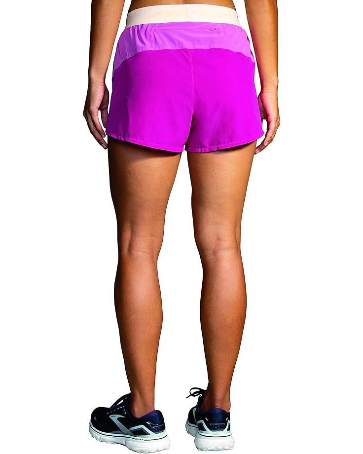 цена Шорты Brooks Chaser 3 Shorts, цвет Mauve/Sand Brooks