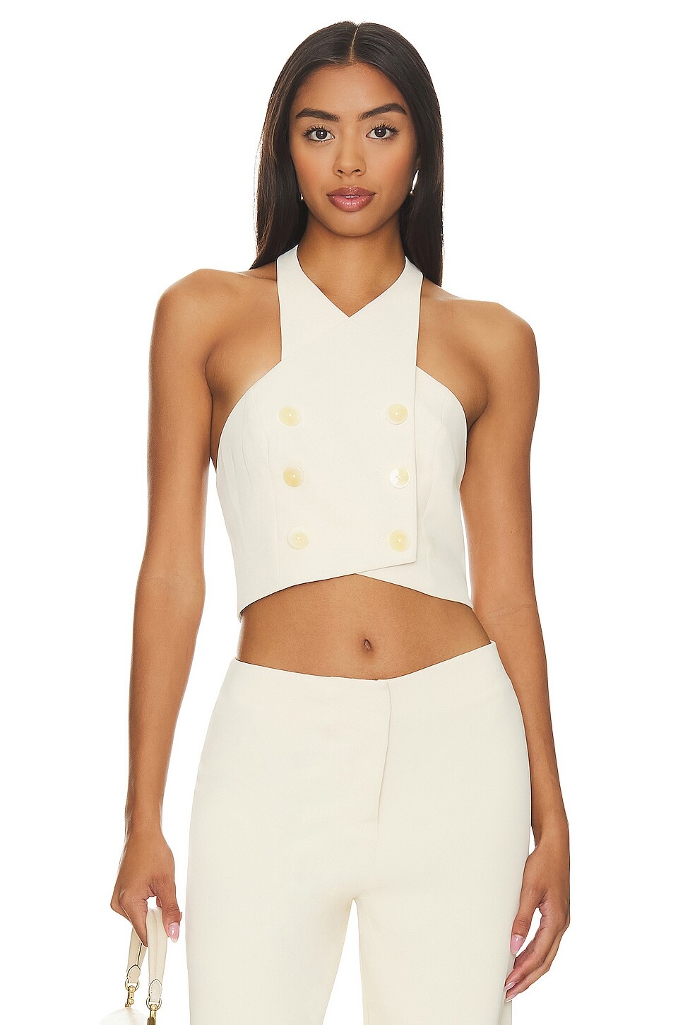 

Топ L'Academie Delphi Halter, цвет Sand Beige
