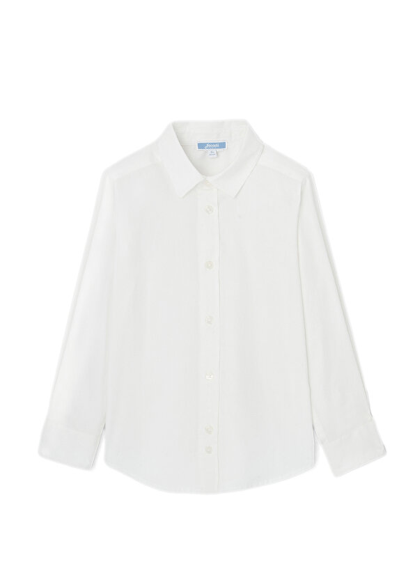 цена Белая оксфордская рубашка для мальчика Jacadi Paris