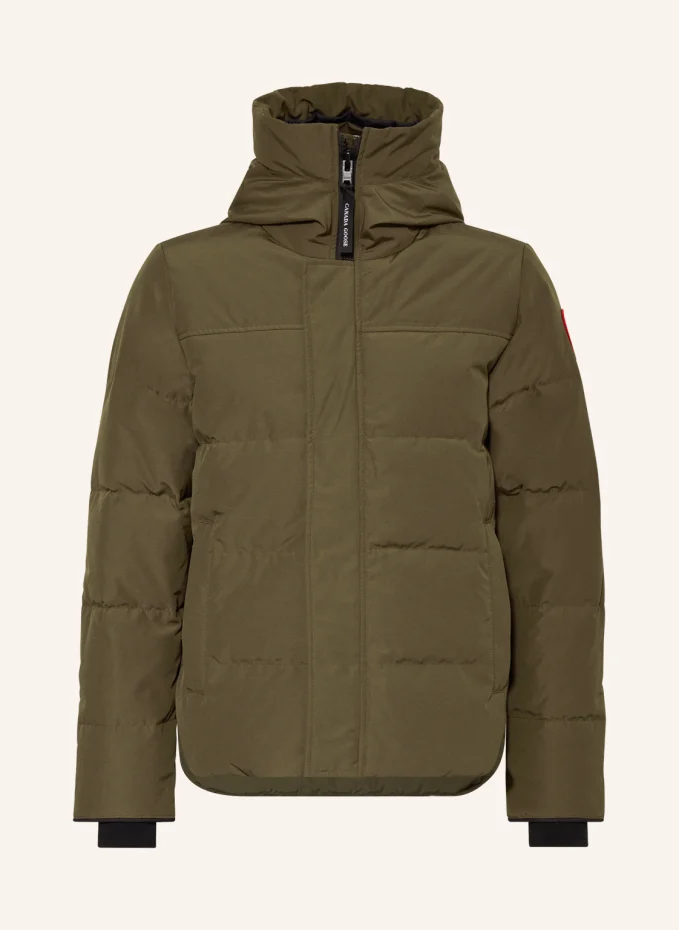 

Макмиллан пуховик Canada Goose, зеленый
