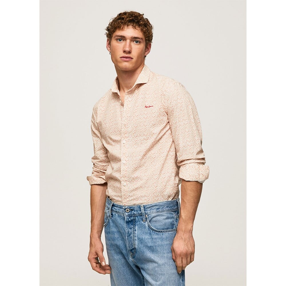 

Рубашка с длинным рукавом Pepe Jeans Lucus, бежевый