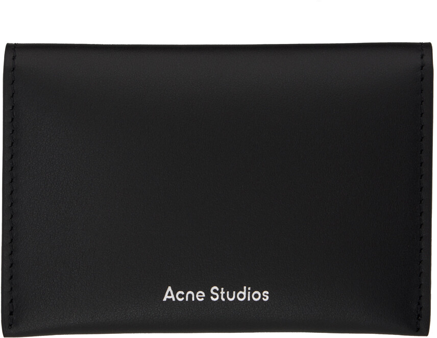 

Черный сложенный визитница Acne Studios