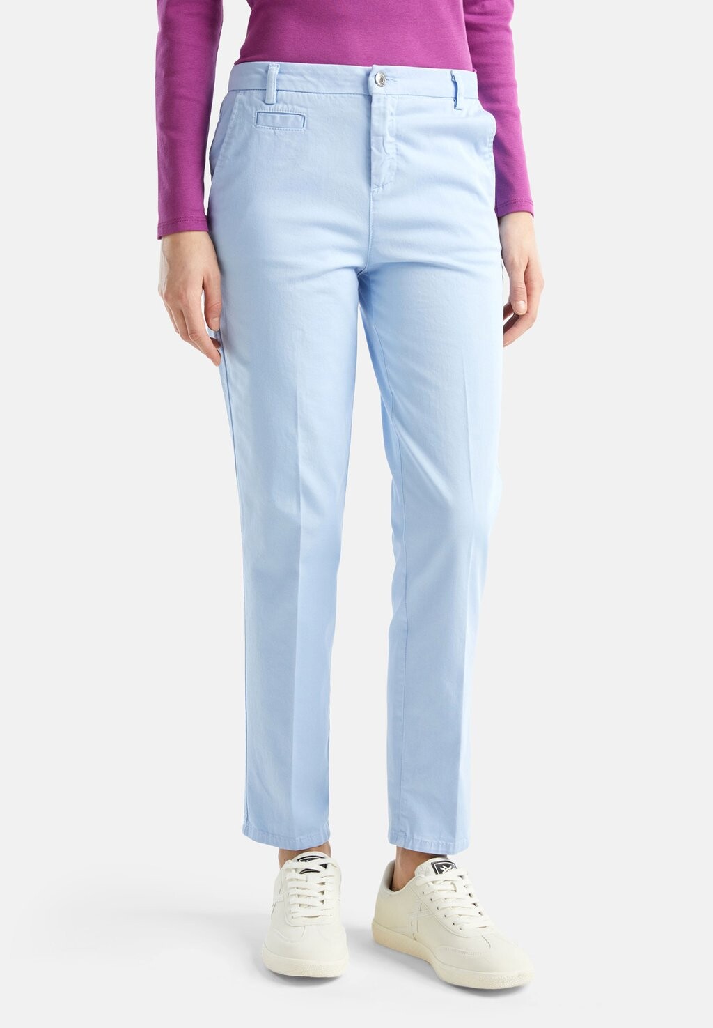 

Чиносы SLIM FIT United Colors of Benetton, цвет blue