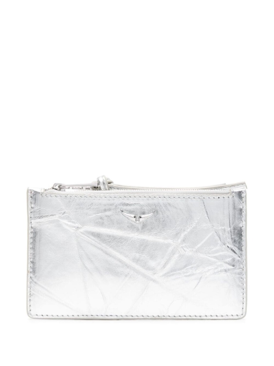 

Zadig&Voltaire кошелек для монет Long Eternal с эффектом металлик, серебристый