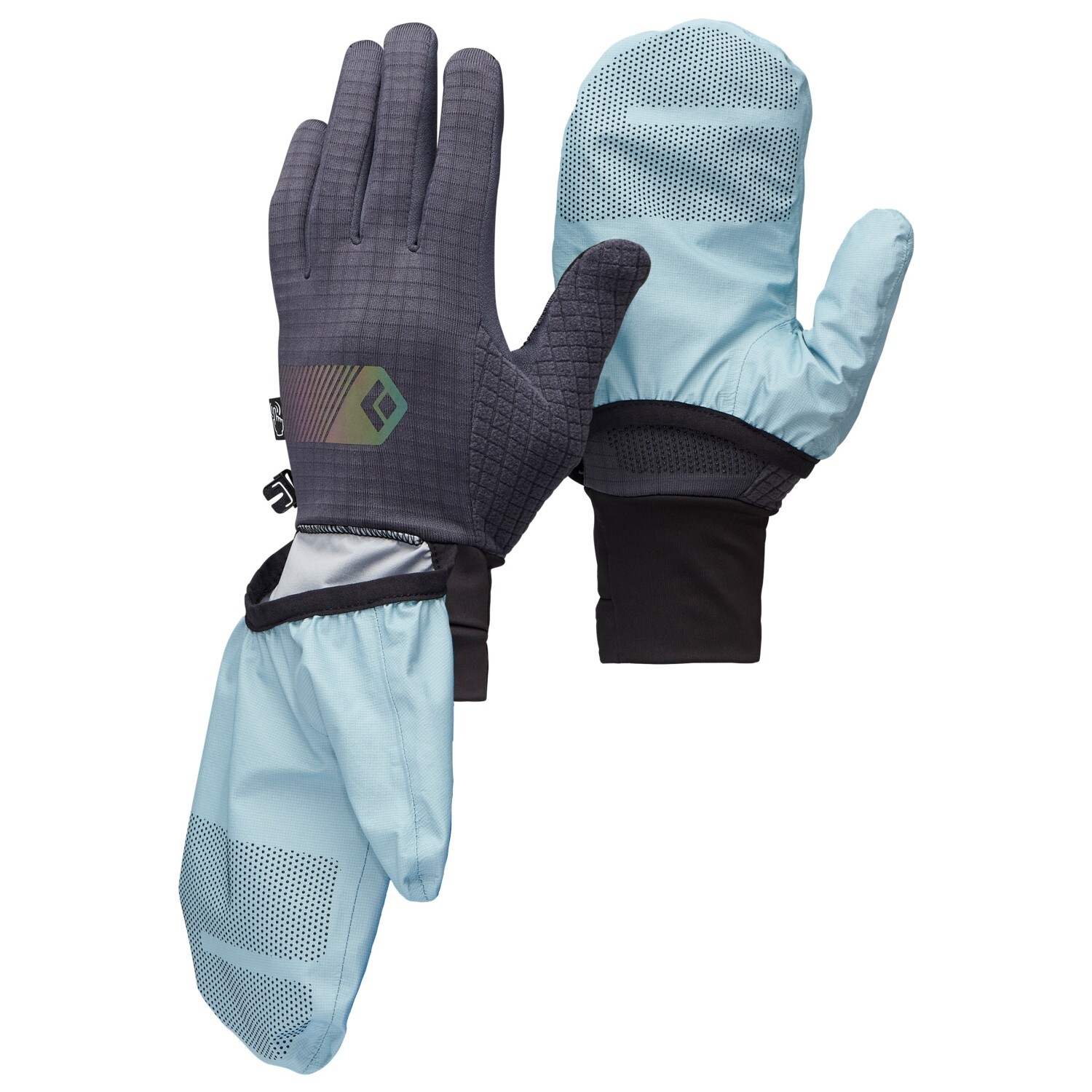 

Перчатки Black Diamond Gridtech Storm Hood Gloves, цвет Carbon/Glacier