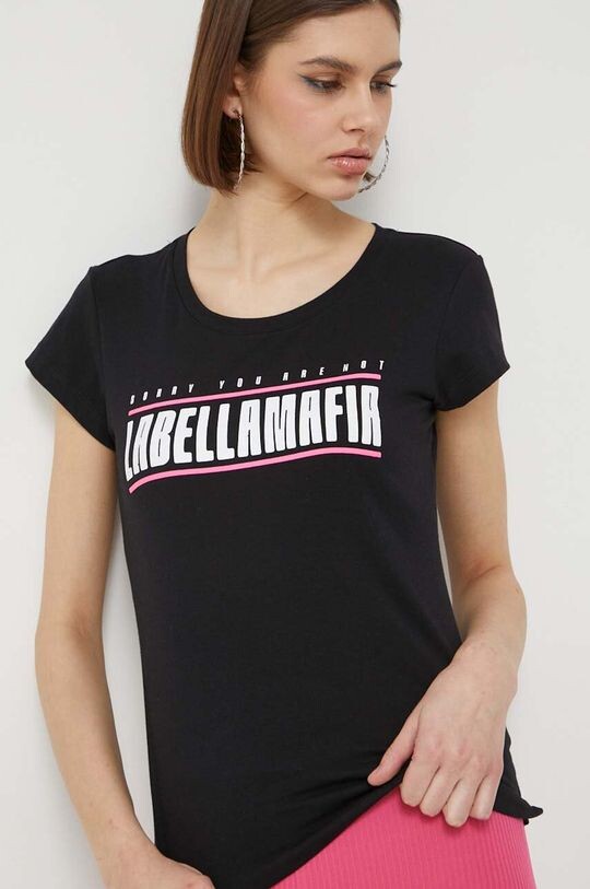 

Хлопковая футболка LaBellaMafia Labellamafia, черный