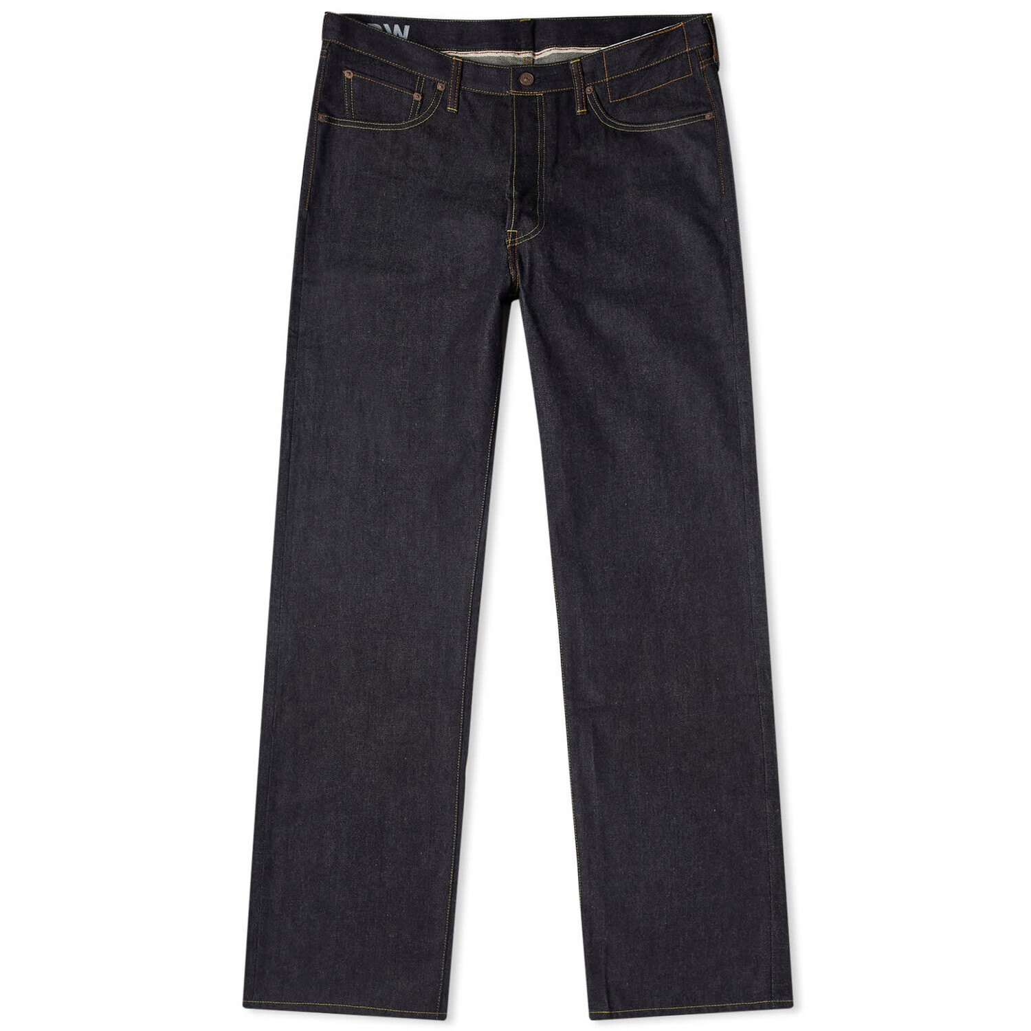 

Джинсы Visvim Social Sculpture 01 Raw, синий