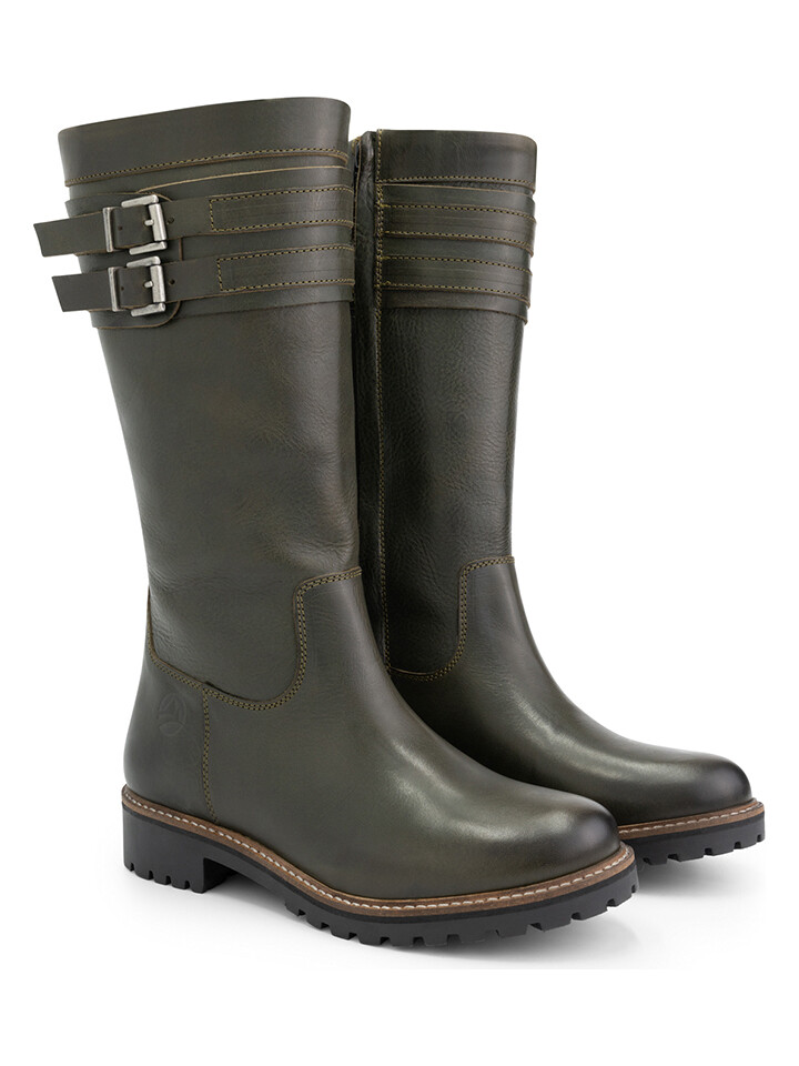 

Ботинки Travelin' Leder Stiefel Solstad, хаки