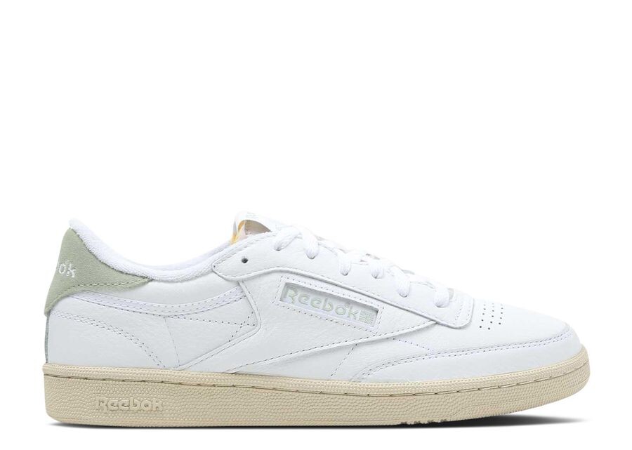

Кроссовки Reebok Club C 85 Vintage 'White Vintage Green', белый