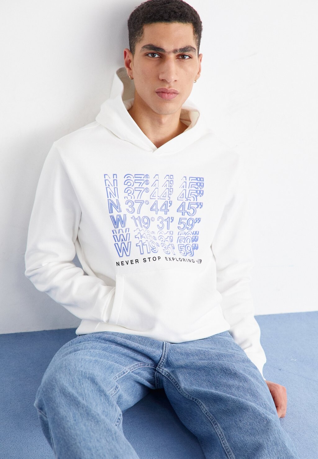 

Толстовка COORDINATES HOODIE The North Face, цвет white