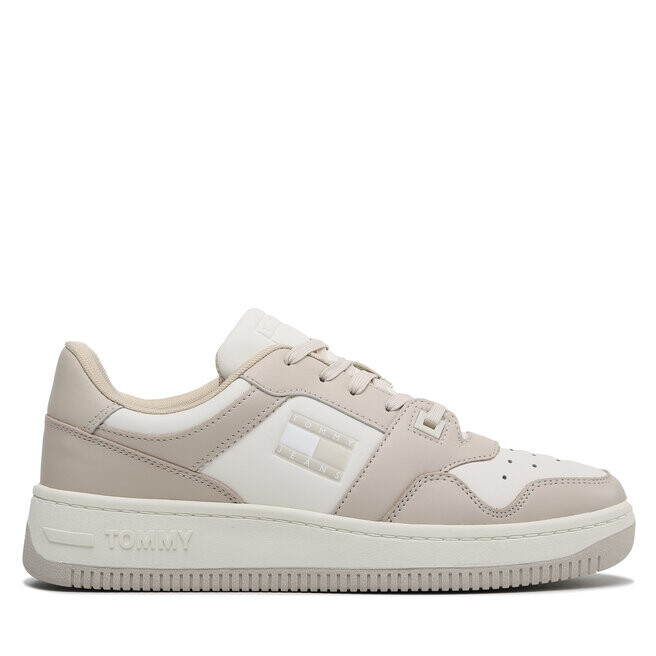 

Кроссовки Tommy Jeans Basket Leather EM0EM01165 Classic Beige ACI, бежевый