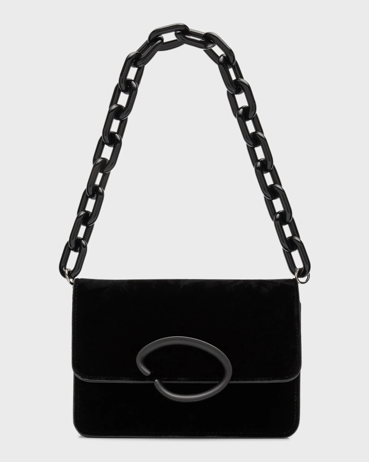 

Замшевая сумка через плечо O Pochette с цепочкой Oscar de la Renta, цвет Black