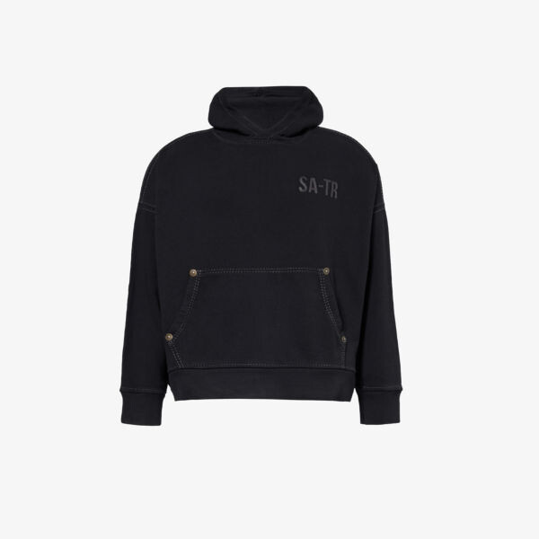 

Толстовка из хлопкового джерси с фирменным принтом true religion x sebastien ami True Religion, черный