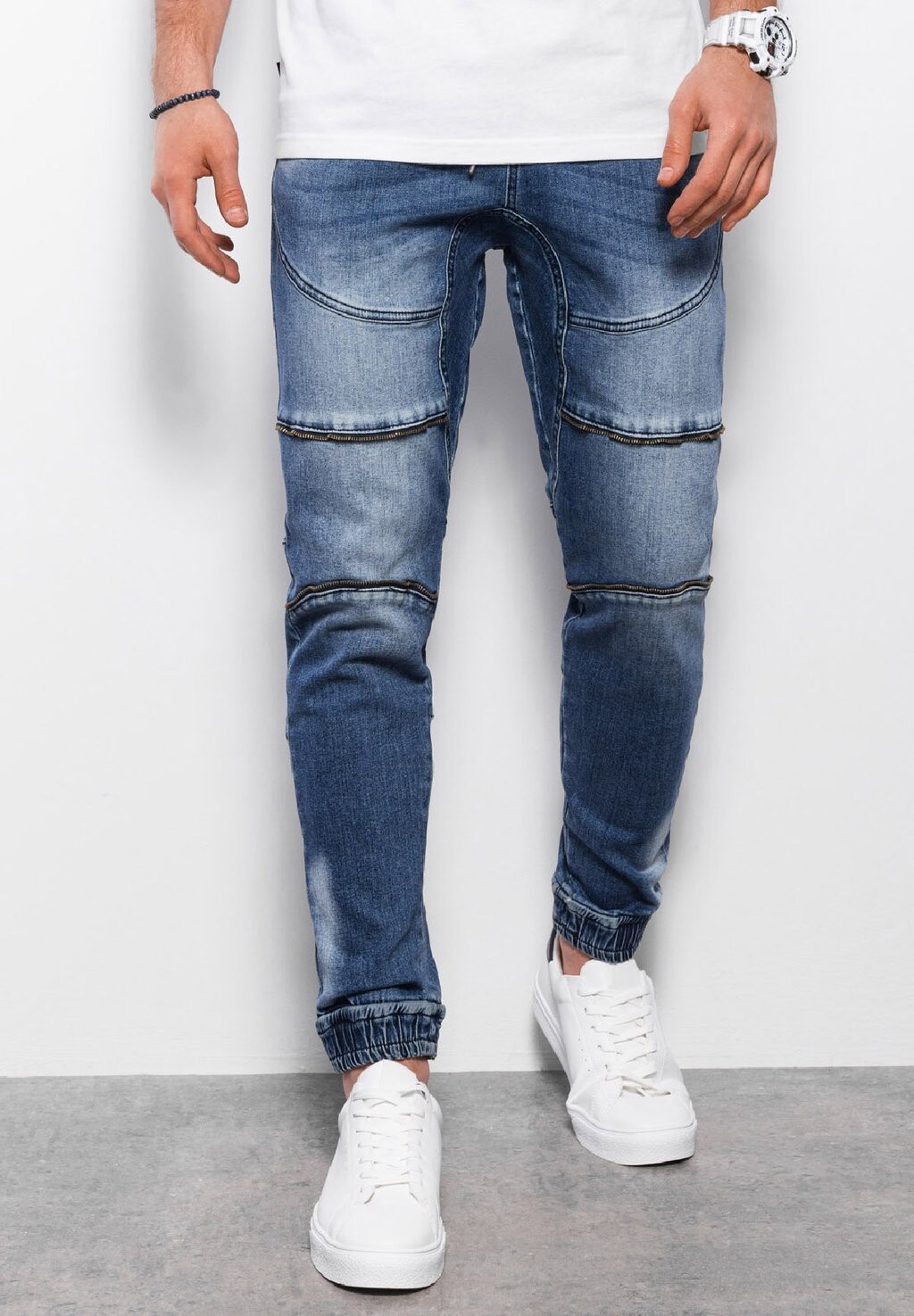 

Джинсы приталенного кроя With Decorative Ombre, цвет blue denim