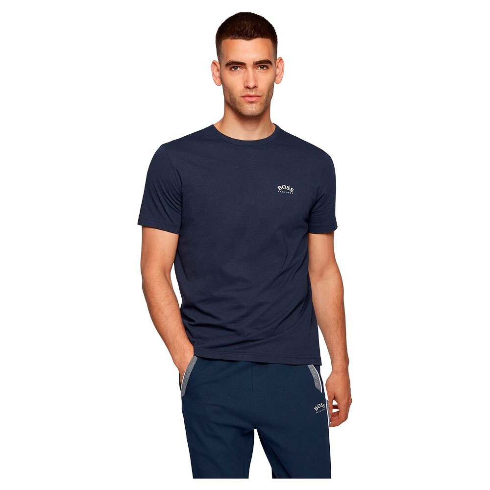 

Футболка BOSS Curved T-shirt, синий