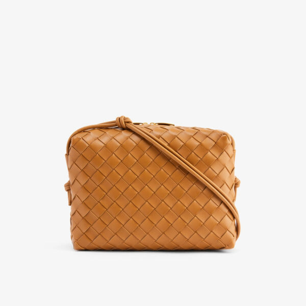 

Сумка через плечо Loop из кожи интреччато Bottega Veneta, оранжевый