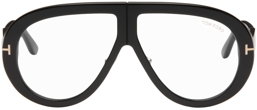 

Черные блестящие очки Troy TOM FORD