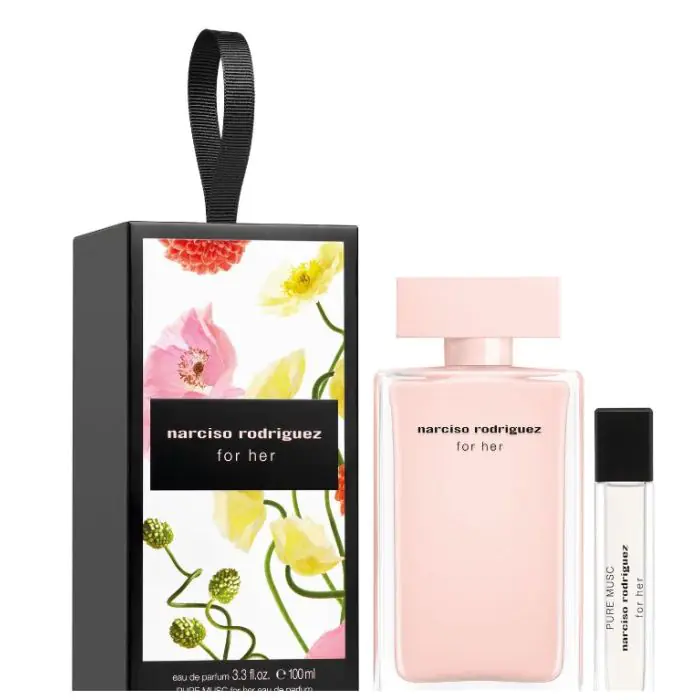 

Женская туалетная вода For Her EDP Estuche Narciso Rodriguez, EDP 100 ml + Pure Musc 10 ml