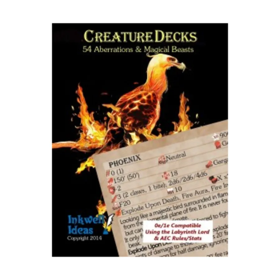 

Колода существ — Аберрации и магические звери, Creature & Encounter Decks - 0e/1e