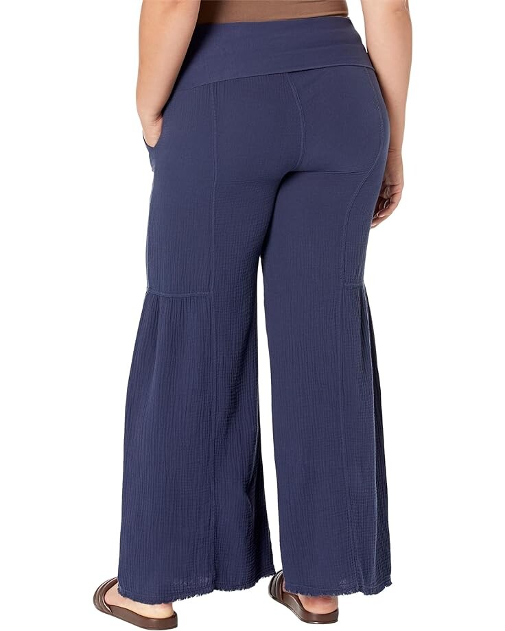 

Брюки XCVI Elinore Wide Leggings, темно-синий