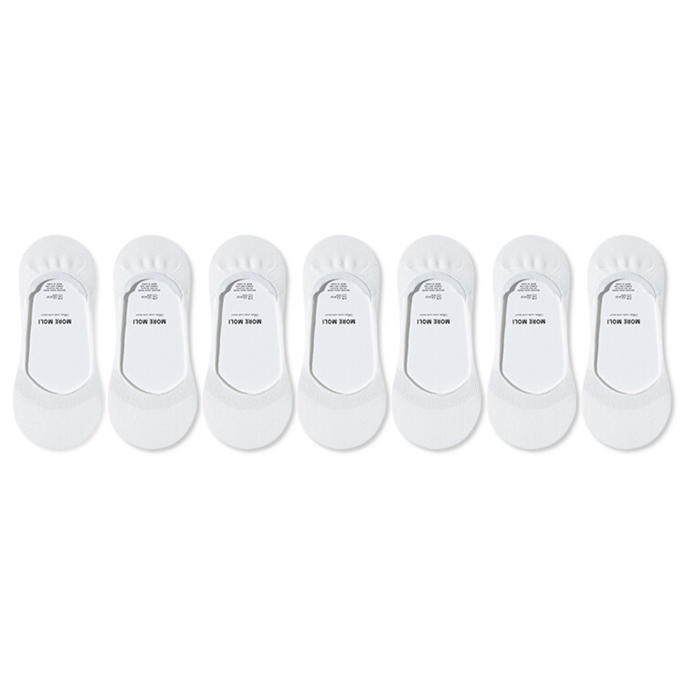 

Женские носки Moremoli до щиколотки, цвет 7 pairs (white*4+black*3)