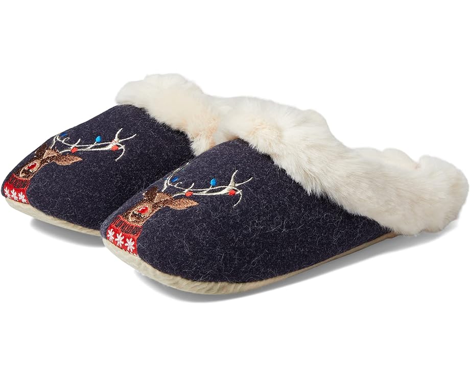 eight jolly reindeer Домашняя обувь Joules Slippet Luxe, цвет Reindeer