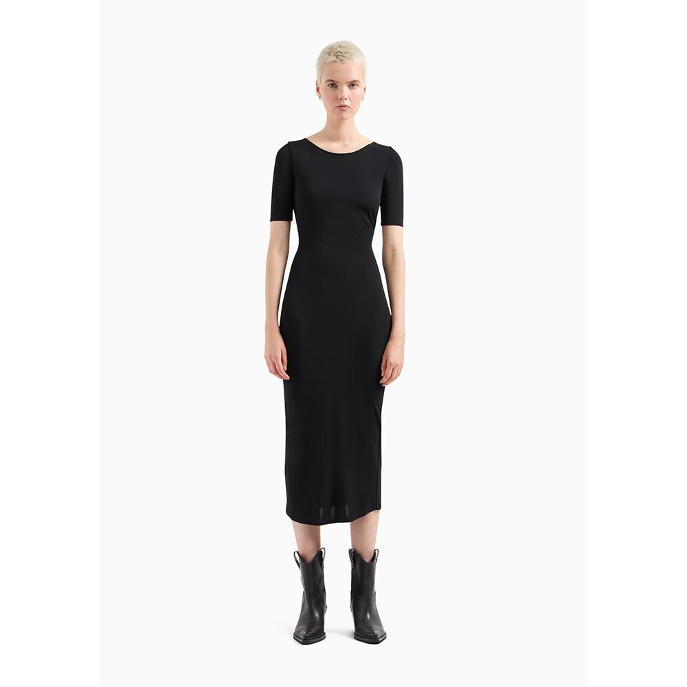 

Платье Armani Exchange 3DYAEK_YJEAZ Short Sleeve Long, черный