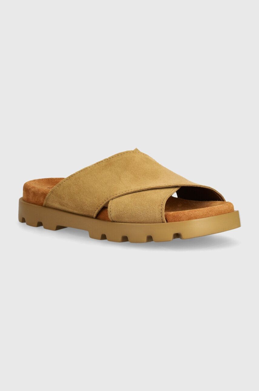 

Замшевые шлепанцы Camper Brutus Sandal, коричневый