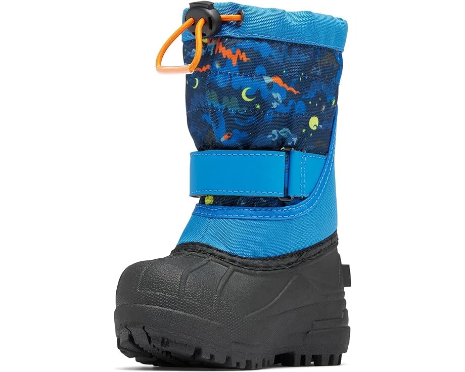 

Ботинки Columbia Powderbug Plus II Print, цвет Bright Indigo/Bright Orange