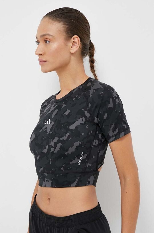 

Тренировочная футболка Techfit adidas, черный