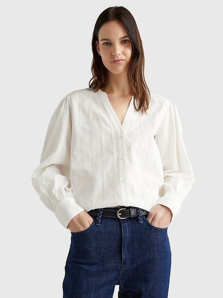 

Кружевная блузка в полоску Tommy Hilfiger