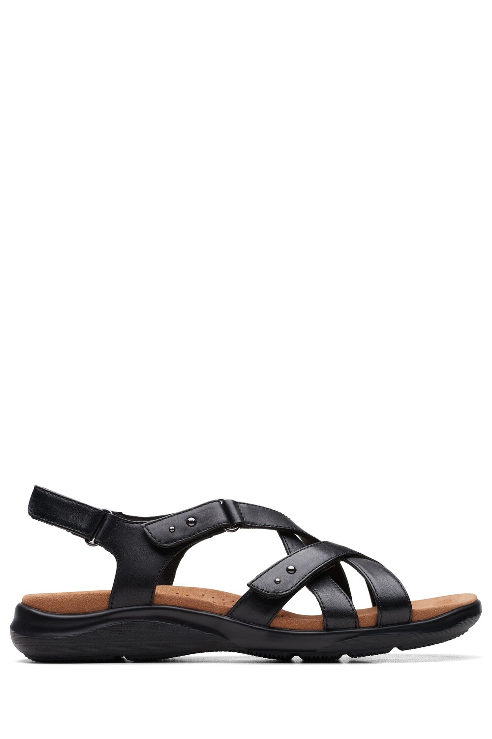 

Кожаные сандалии Kitly Go Clarks, черный