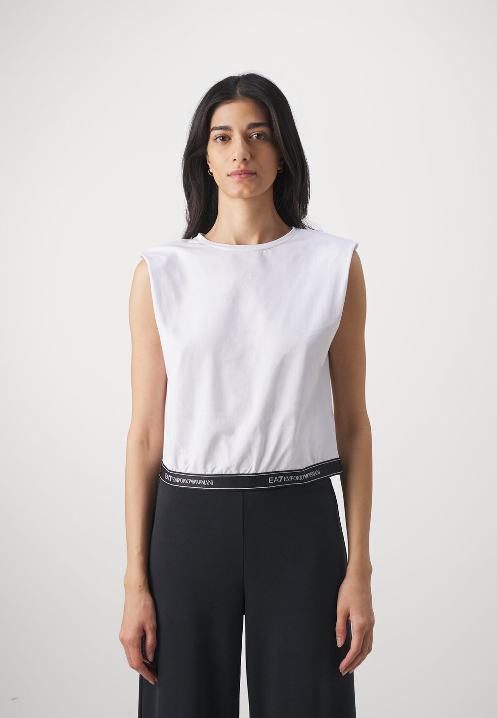 

Футболка с принтом BLUSA EA7 Emporio Armani, белый