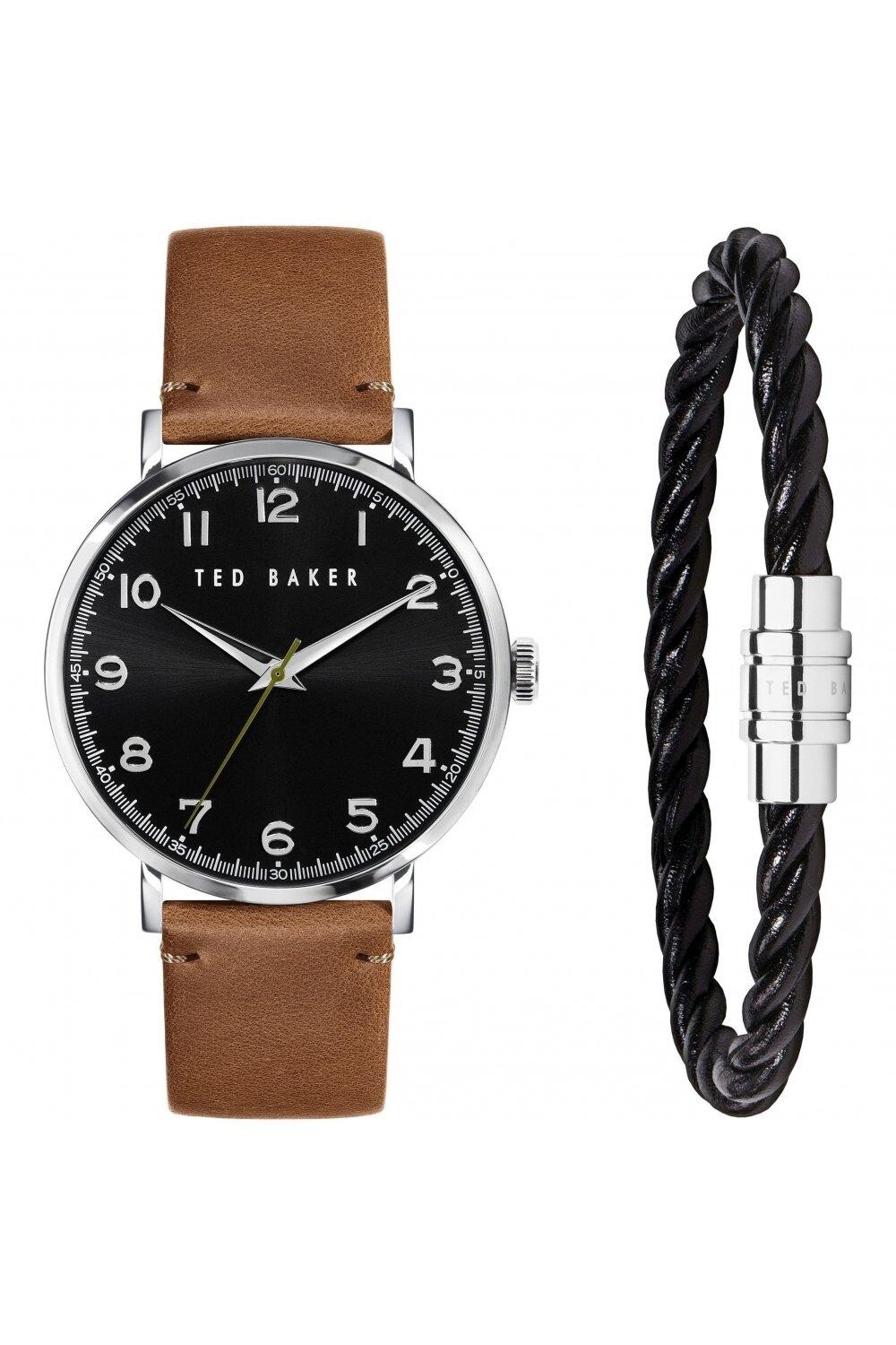 

Мужские аналоговые часы Phylipa из нержавеющей стали - Bkg0287009I Ted Baker, черный