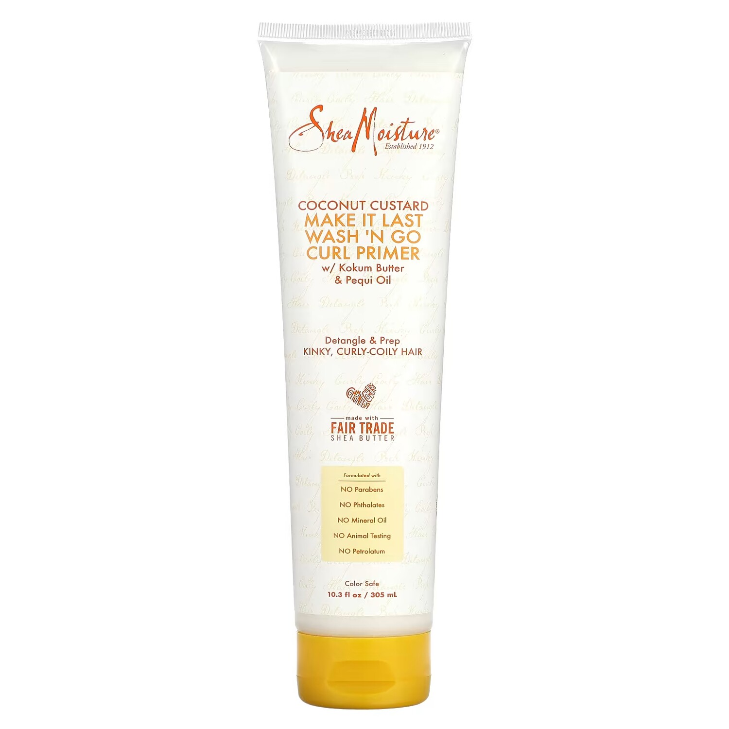 

Make It Last Wash 'N Go Curl Primer Coconut Custard 10,3 жидких унций (305 мл) SheaMoisture