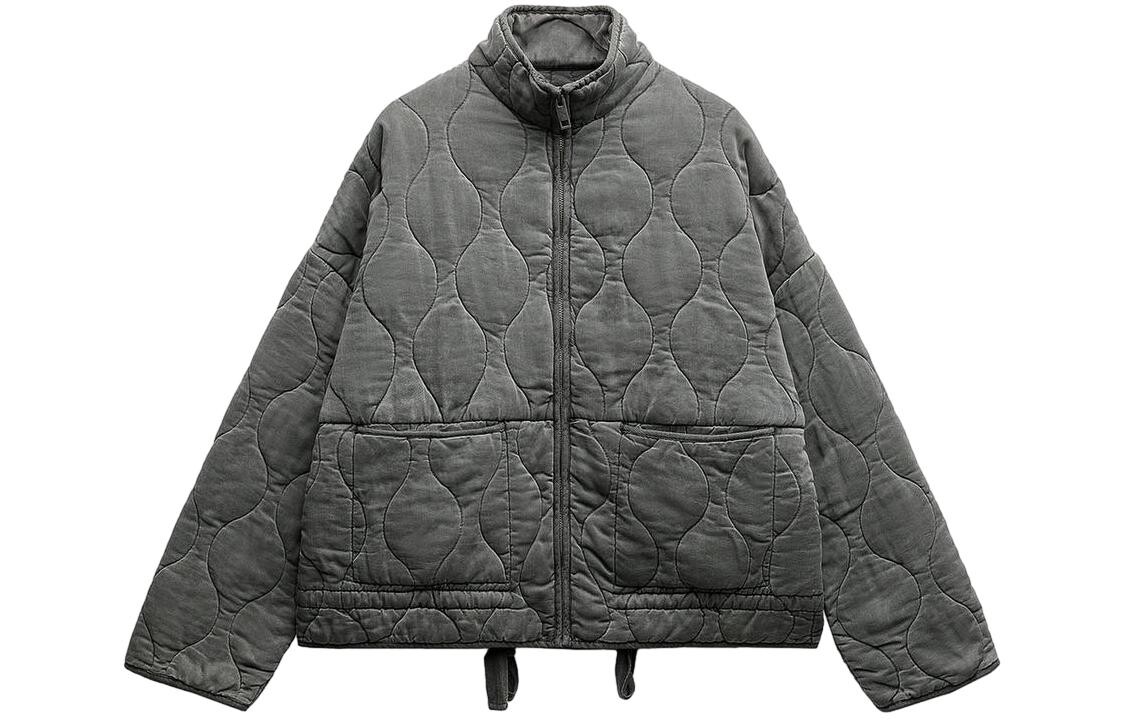 

Стеганая куртка серии ZW женская серая Zara