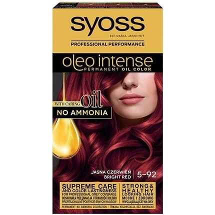 

Краска для волос Oleo Intense 5.92 Светло-красный 115мл, Syoss