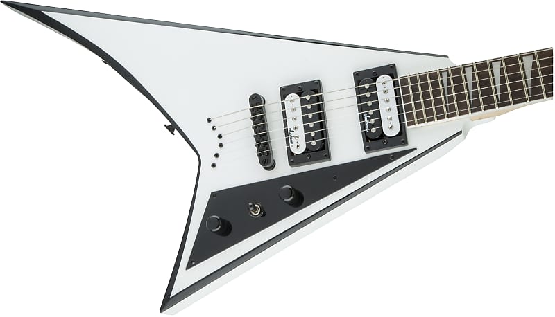 Электрогитара Jackson Rhoads JS32T Electric Guitar - White with Black Bevels электрогитара jackson js32 king v white with black bevels
