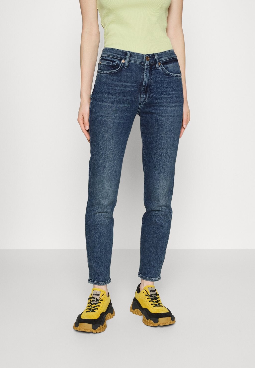 

Джинсы Skinny Fit 7 for all mankind, темно-синий