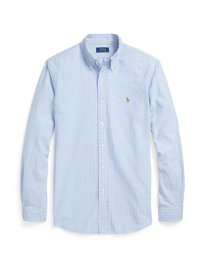 

Хлопковая оксфордская рубашка Polo Ralph Lauren, мультиколор