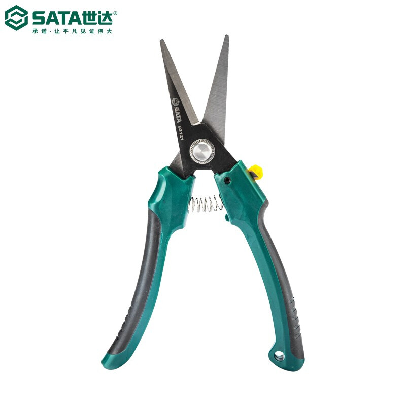 Star SATA Tools 8-дюймовые кевларовые ножницы с зубцами 8-дюймовые ножницы для картона с медной проволокой, кожи 93121